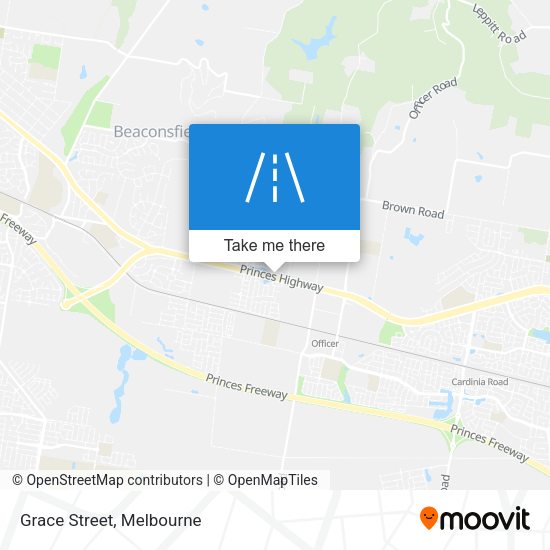 Grace Street map