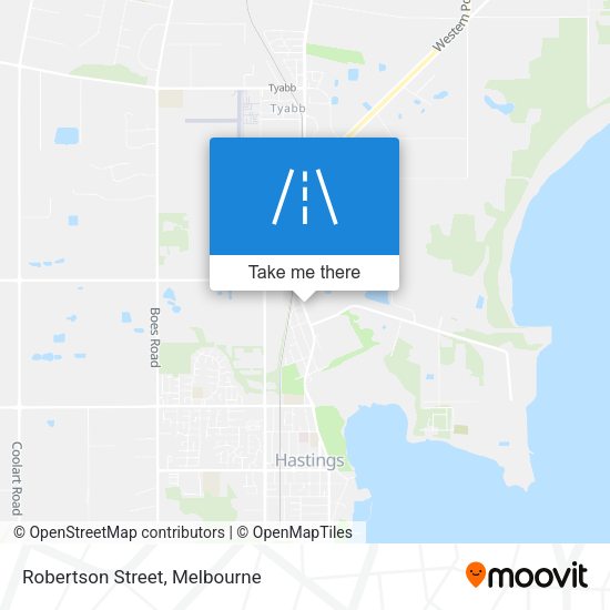Robertson Street map