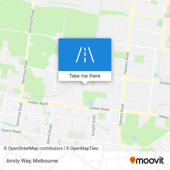 Amity Way map