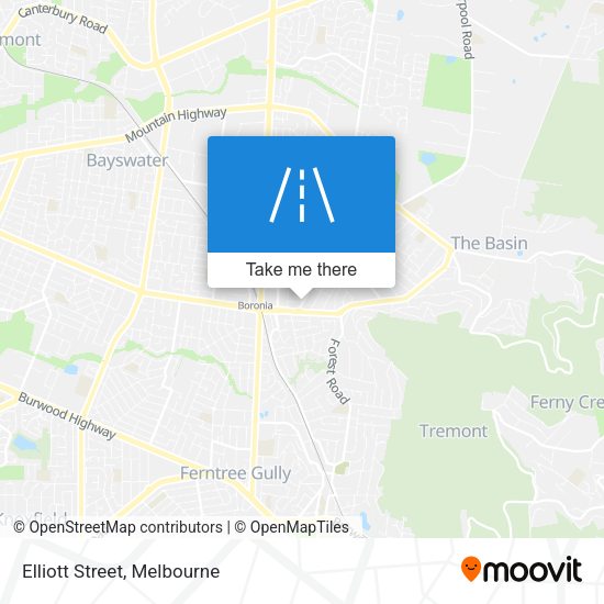 Elliott Street map