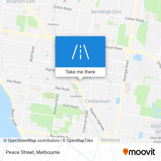 Peace Street map