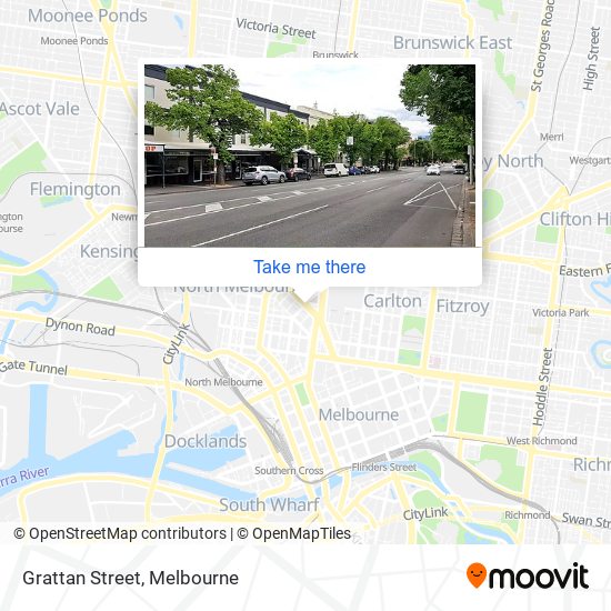 Grattan Street map