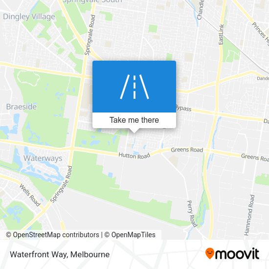 Waterfront Way map