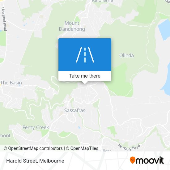 Harold Street map