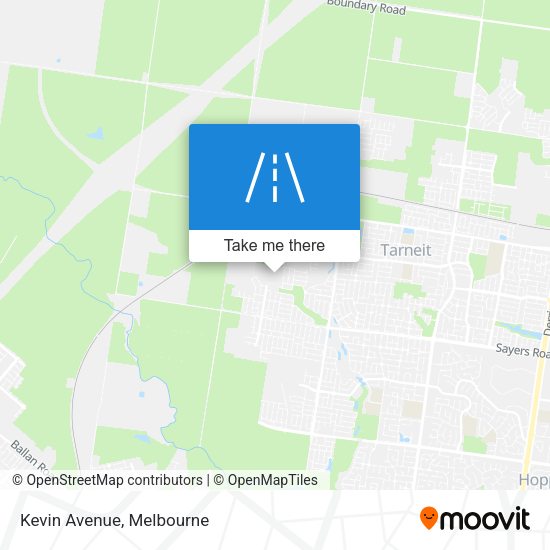 Kevin Avenue map