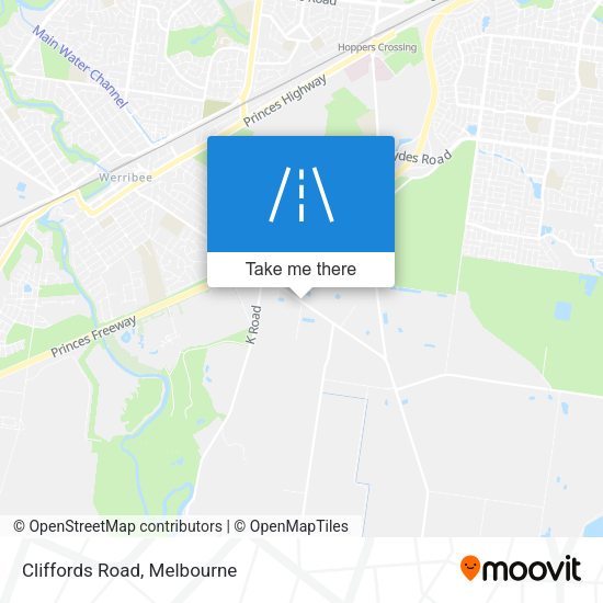 Cliffords Road map