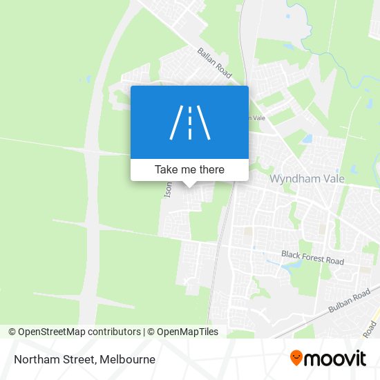 Northam Street map