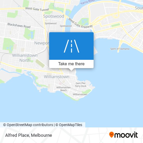 Alfred Place map
