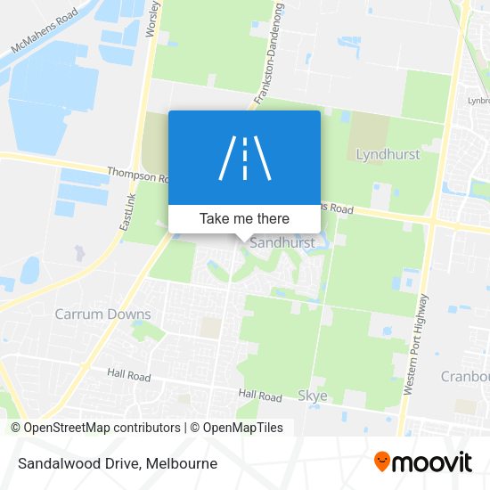 Sandalwood Drive map