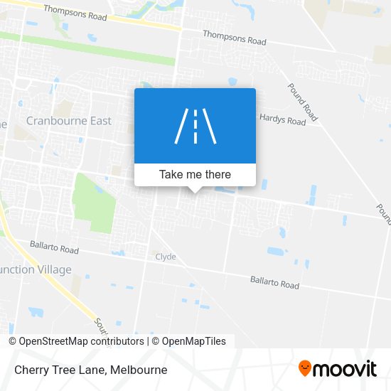 Cherry Tree Lane map