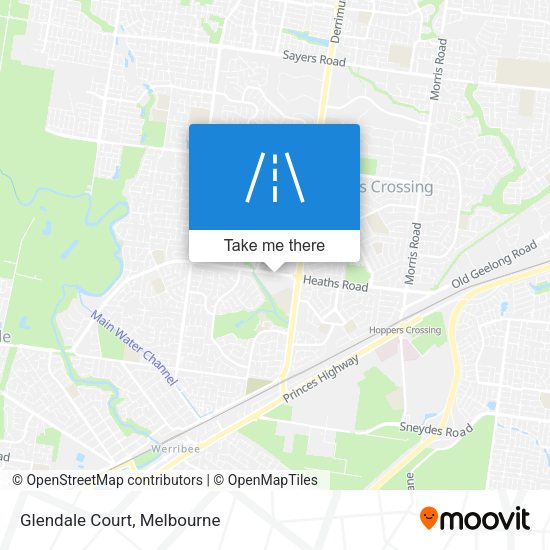 Glendale Court map