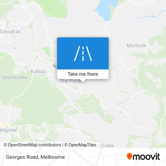 Georges Road map