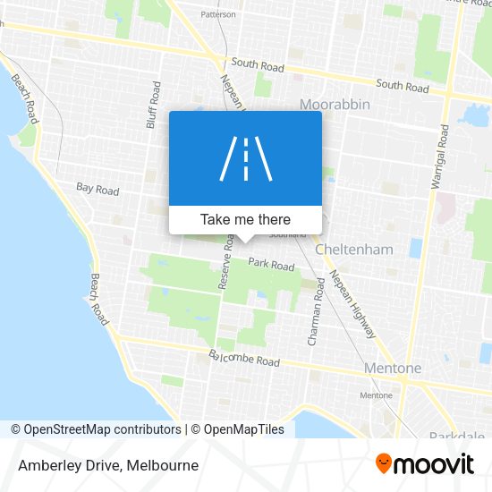 Amberley Drive map