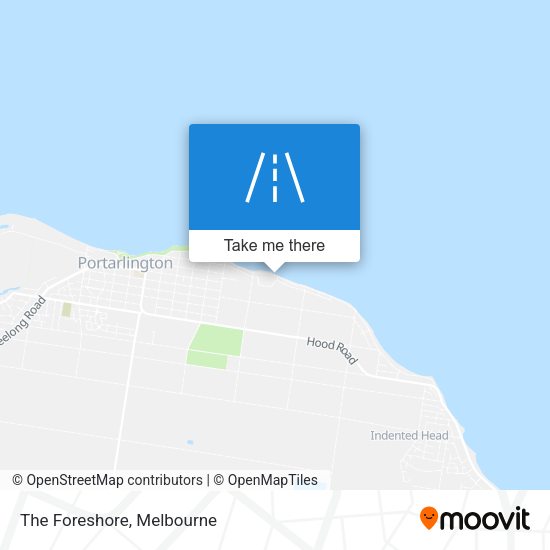 The Foreshore map