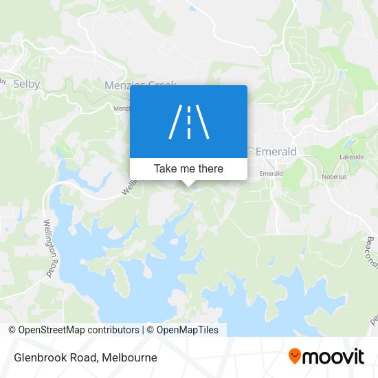 Glenbrook Road map