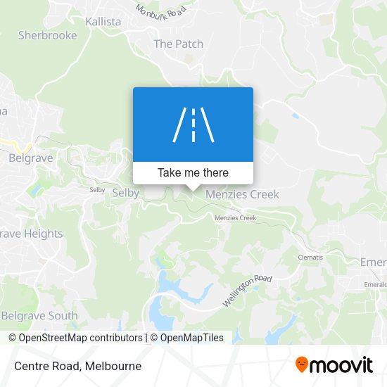 Centre Road map