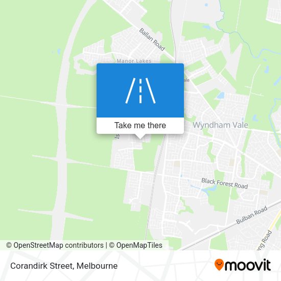 Corandirk Street map
