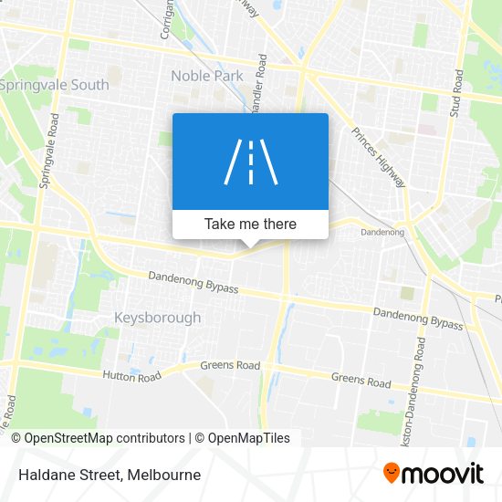 Haldane Street map