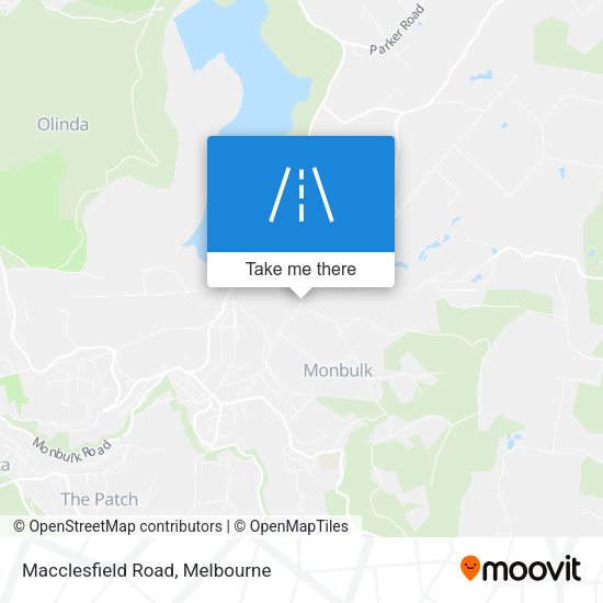 Macclesfield Road map