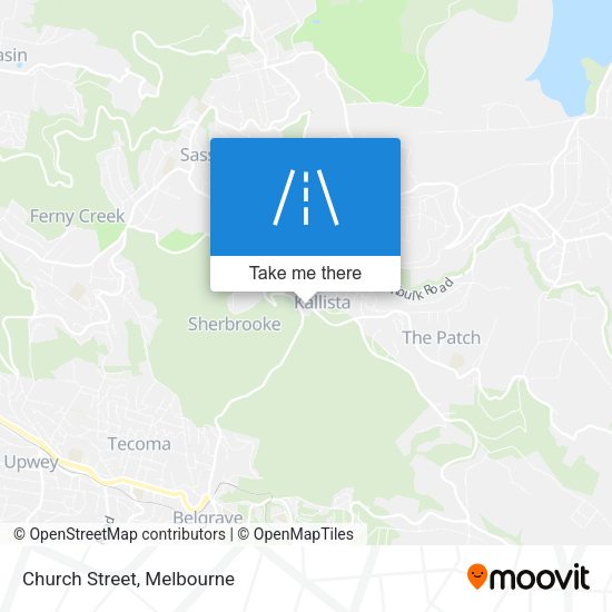 Church Street map