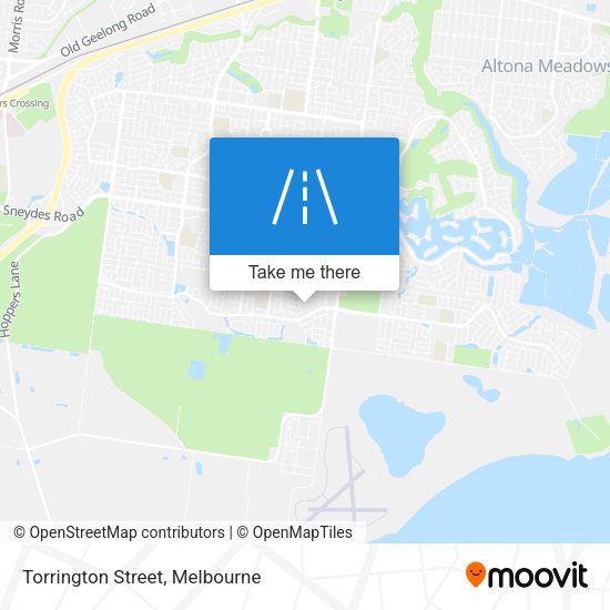 Torrington Street map