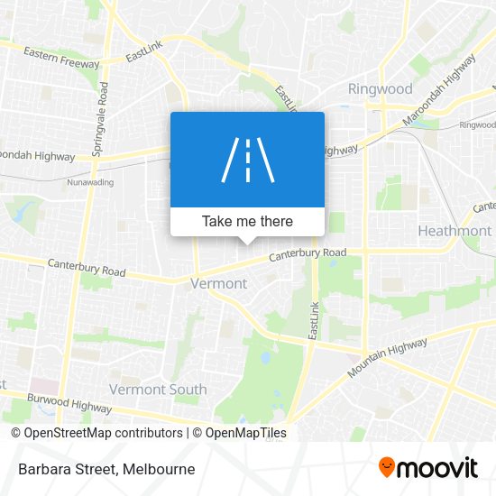 Barbara Street map