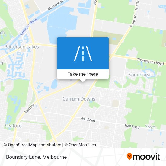 Boundary Lane map