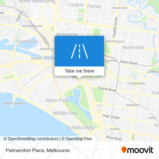 Palmerston Place map