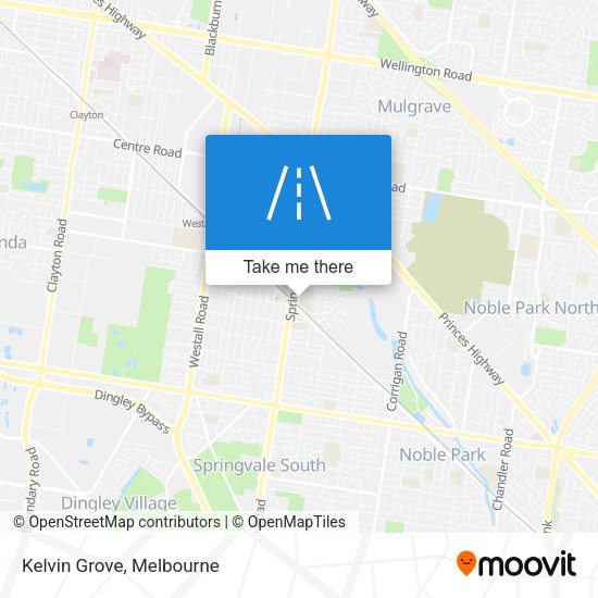 Kelvin Grove map