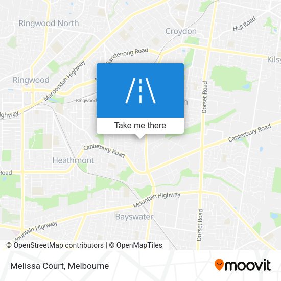 Melissa Court map