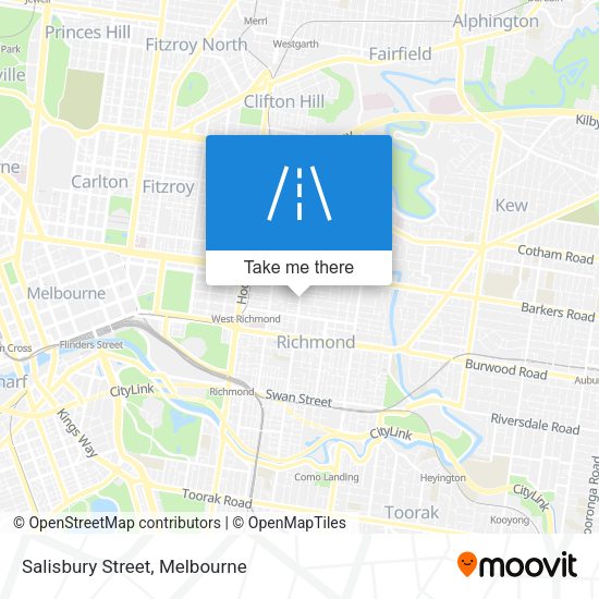 Salisbury Street map