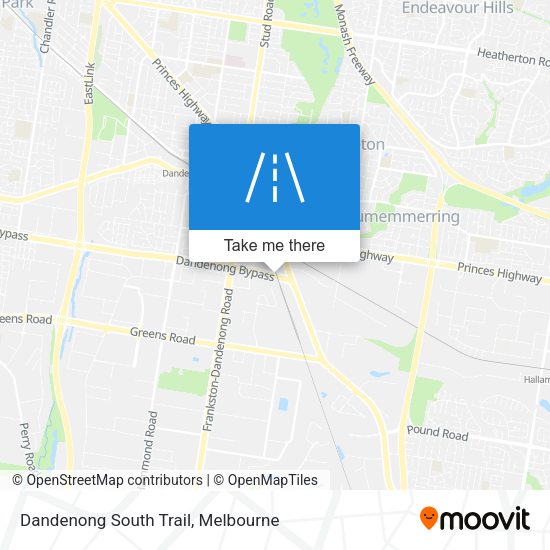 Dandenong South Trail map