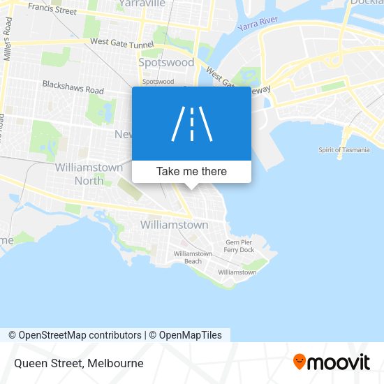 Queen Street map