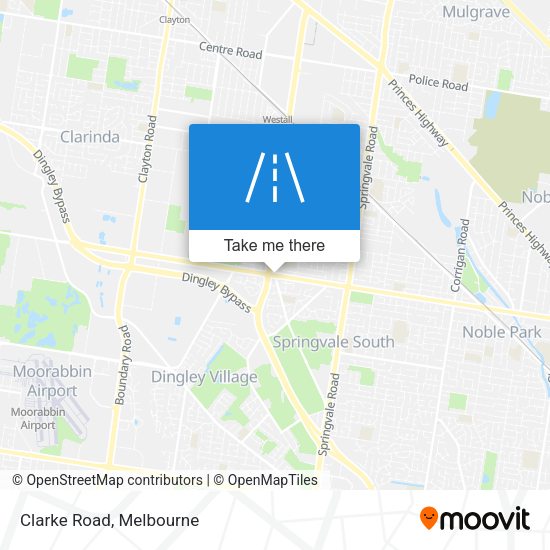 Clarke Road map