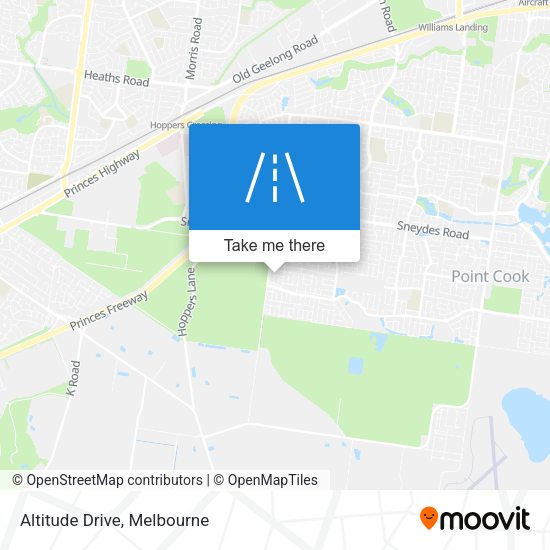 Altitude Drive map