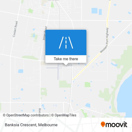 Banksia Crescent map
