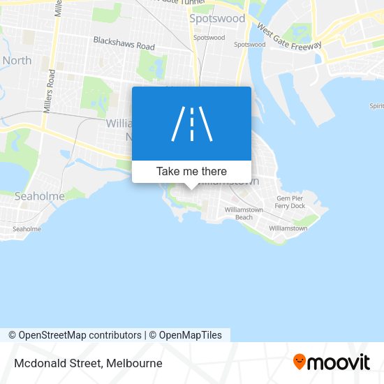 Mcdonald Street map