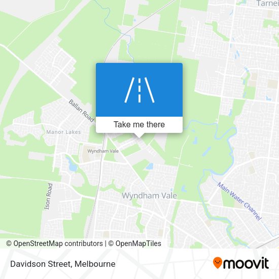 Davidson Street map