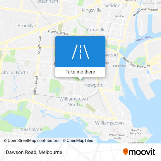 Dawson Road map