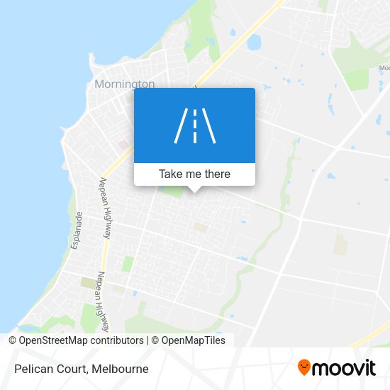 Pelican Court map