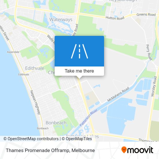 Thames Promenade Offramp map