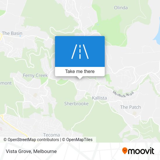 Vista Grove map