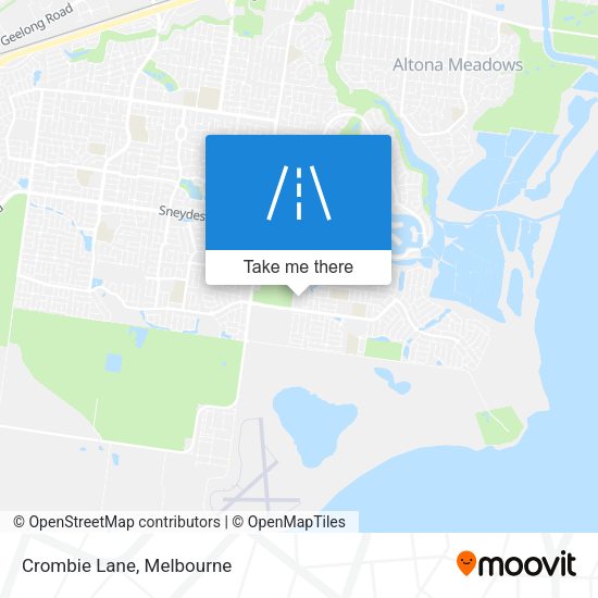 Crombie Lane map