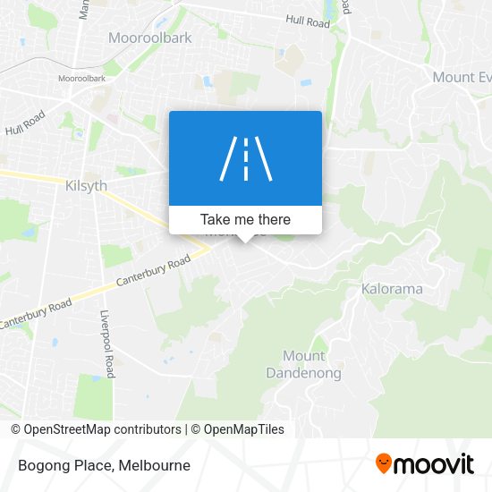 Bogong Place map