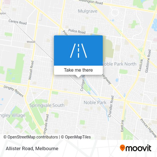 Allister Road map