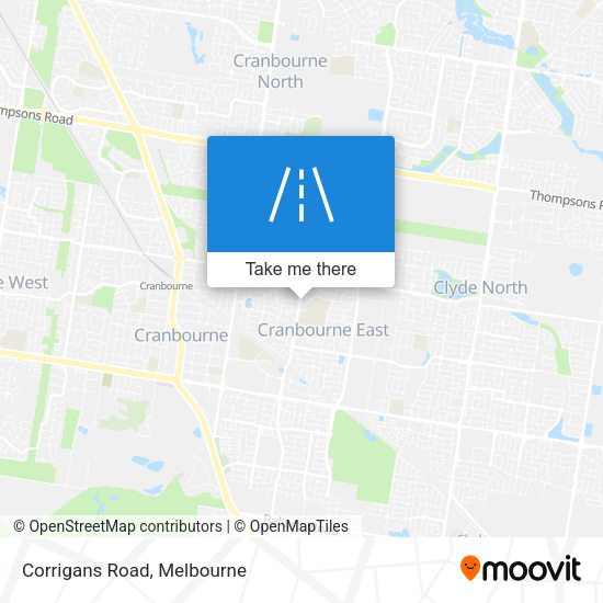 Corrigans Road map