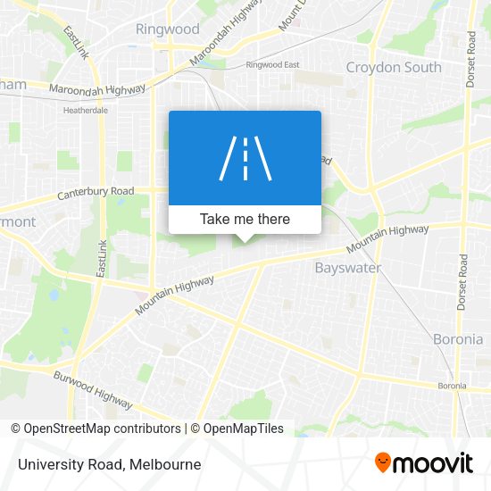 University Road map