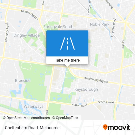 Cheltenham Road map