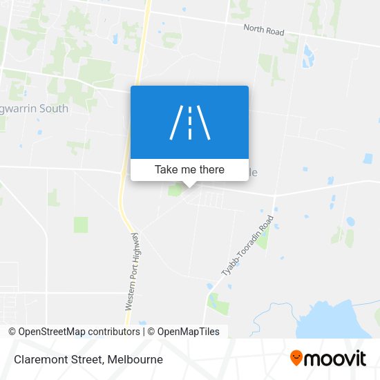 Claremont Street map