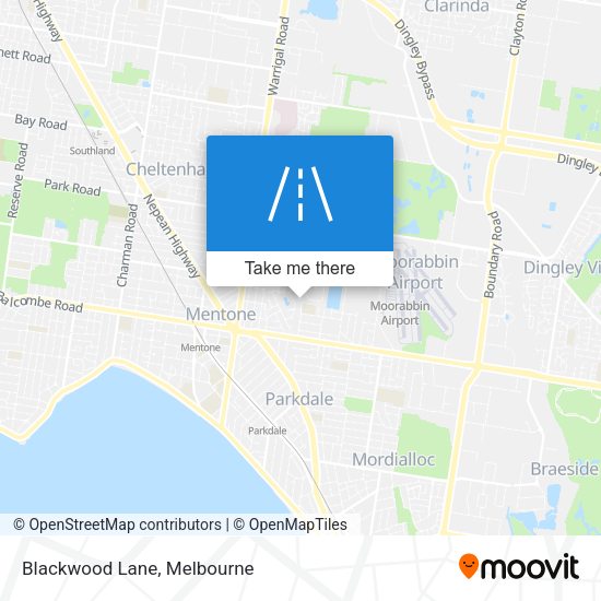 Blackwood Lane map
